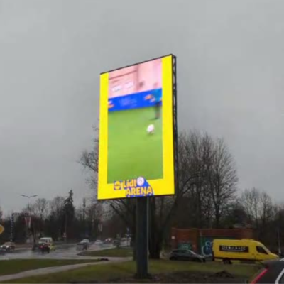 Lidl un LNK properties LED instalācija displeji.lv