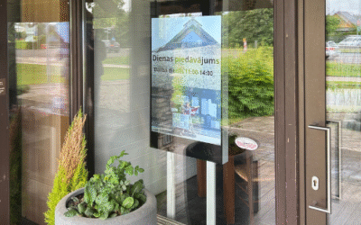 Skatloga ekrāns Siguldā